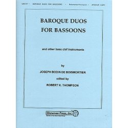 Joseph Bodin de Boismortier: Baroque Duos For Bassoons