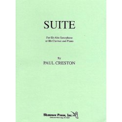 Paul Creston: Suite For Alto Saxophone And Piano