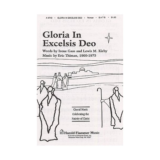 Eric Thiman: Gloria In Excelsis Deo (SATB)