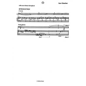 Ravi Shankar: Sonata No.1 For Cello And Harp