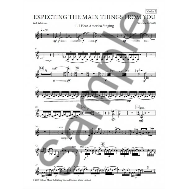 Nico Muhly: Expecting The Main Thiings From You (Parts)