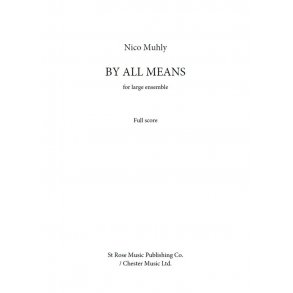 Nico Muhly: By All Means (Full Score)