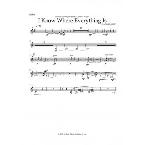 Nico Muhly: I Know Where Everything Is (Parts)