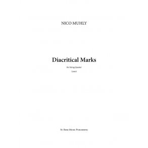 Nico Muhly: Diacritical Marks (Score/Parts)