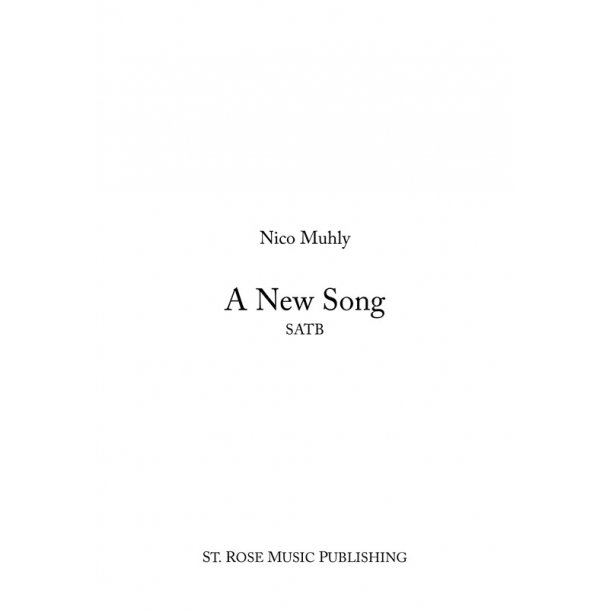 Nico Muhly: A New Song