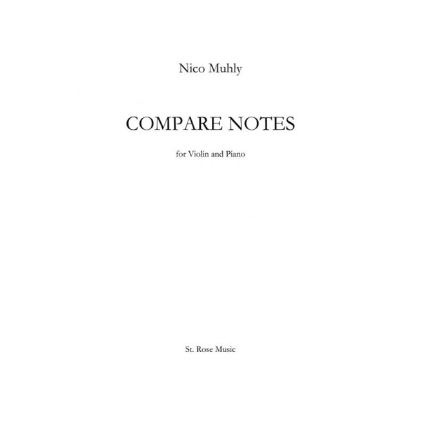Nico Muhly: Compare Notes