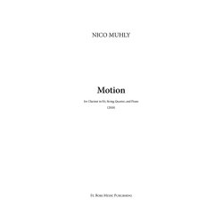 Nico Muhly: Motion (Score/Parts)