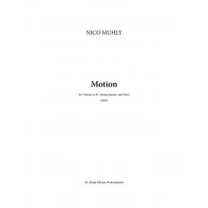 Nico Muhly: Motion (Score/Parts)
