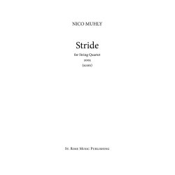 Nico Muhly: Stride (Score/Parts)