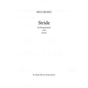 Nico Muhly: Stride (Score/Parts)