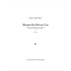Nico Muhly: Hymns For Private (Score And Parts)