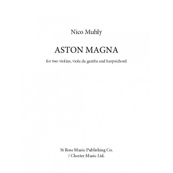 Nico Muhly: Aston Magna