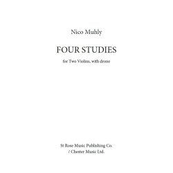 Nico Muhly: Four Studies