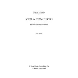 Nico Muhly: Viola Concerto (Score)