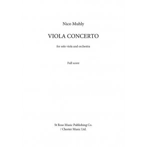 Nico Muhly: Viola Concerto (Score)