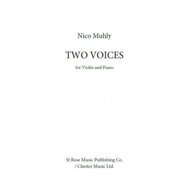 Nico Muhly: Two Voices