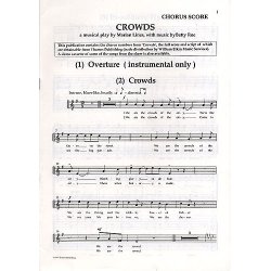 Betty Roe: Crowds (Chorus Score)