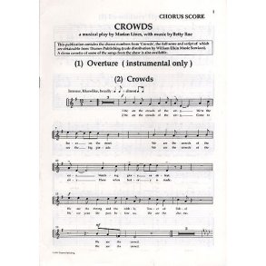 Betty Roe: Crowds (Chorus Score)