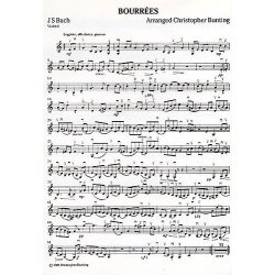 J.S. Bach: Bourrees (Violin 1 Part)