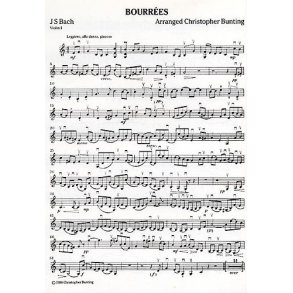 J.S. Bach: Bourrees (Violin 1 Part)