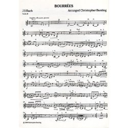 J.S. Bach: Bourrees (Violin 2 Part)