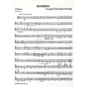 J.S. Bach: Bourrees (Double Bass Part)