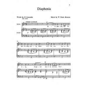 Browne 6 Songs High Voice/Piano