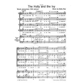 Betty Roe: The Holly And The Ivy (SATB)