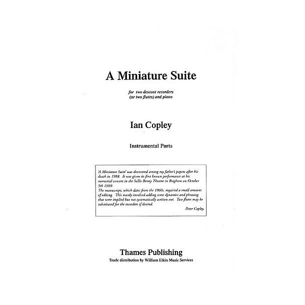 Ian Copley: A Miniature Suite
