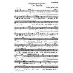 Betty Roe: The Venite (Chorus Part)