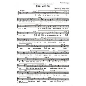 Betty Roe: The Venite (Chorus Part)