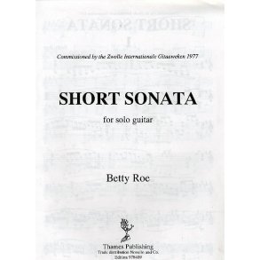 Betty Roe: Short Sonata
