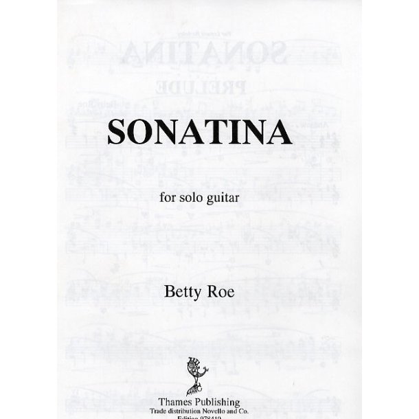 Betty Roe: Sonatina For Solo Guitar