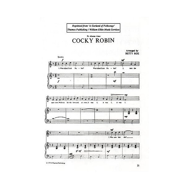 Betty Roe: Cocky Robin