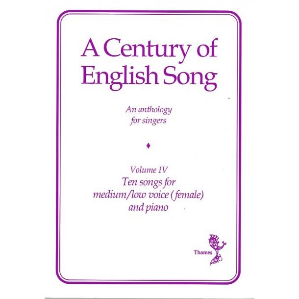 A Century Of English Song Volume IV