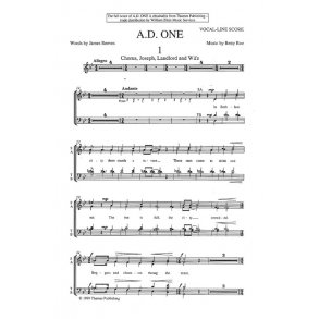 A.D. One - Vocal Line