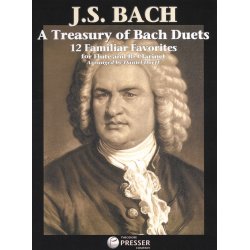 J.S. Bach: A Treasury Of Bach Duets - Flute/B Flat Clarinet