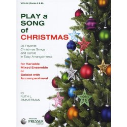 Play A Song Of Christmas - Variable Mixed Ensemble Or Solo With Accompaniment (Violin)