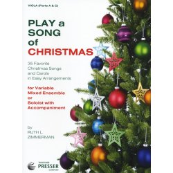 Play A Song Of Christmas - Variable Mixed Ensemble Or Solo With Accompaniment (Viola)