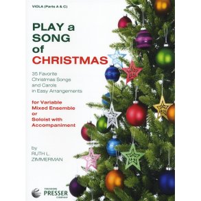 Play A Song Of Christmas - Variable Mixed Ensemble Or Solo With Accompaniment (Viola)