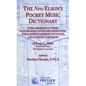 Louis C. Elson: The New Elson's Pocket Music Dictionary