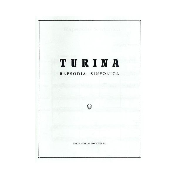 Turina Rapsodia Sinfonica F/s