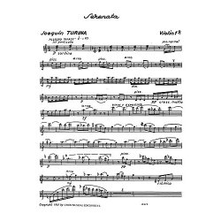 Turina: Serenata for String Quartet (Parts)