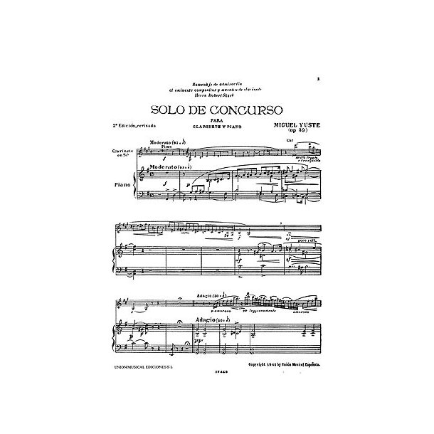 Miguel Yuste: Solo De Concurso