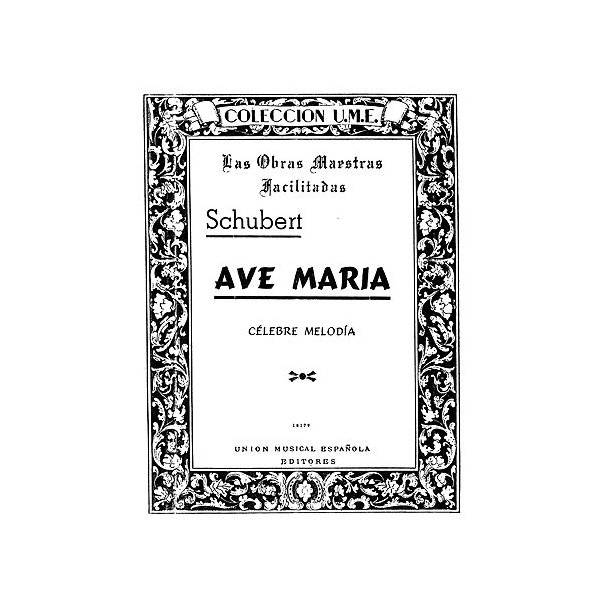 Schubert: Ave Maria Facil for Organ