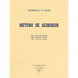 Leturiaga Y Maxi: Metodo De Acordeon (1st Course)