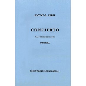 Abril, Ag Concierto Para Instrumentos De Arco M/s