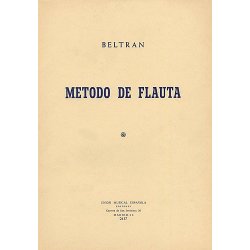 J.M. Beltran: Metodo De Flauta