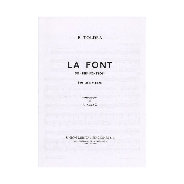 Toldra La Font Vla/pf