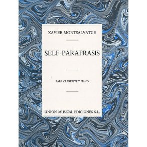 Montsalvatge Self Parafrasis Clarinet/piano